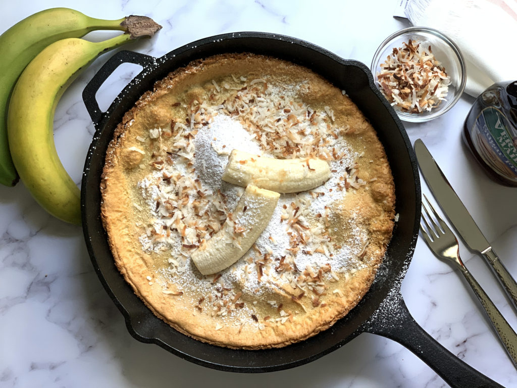 Toasted Coconut Dutch Baby