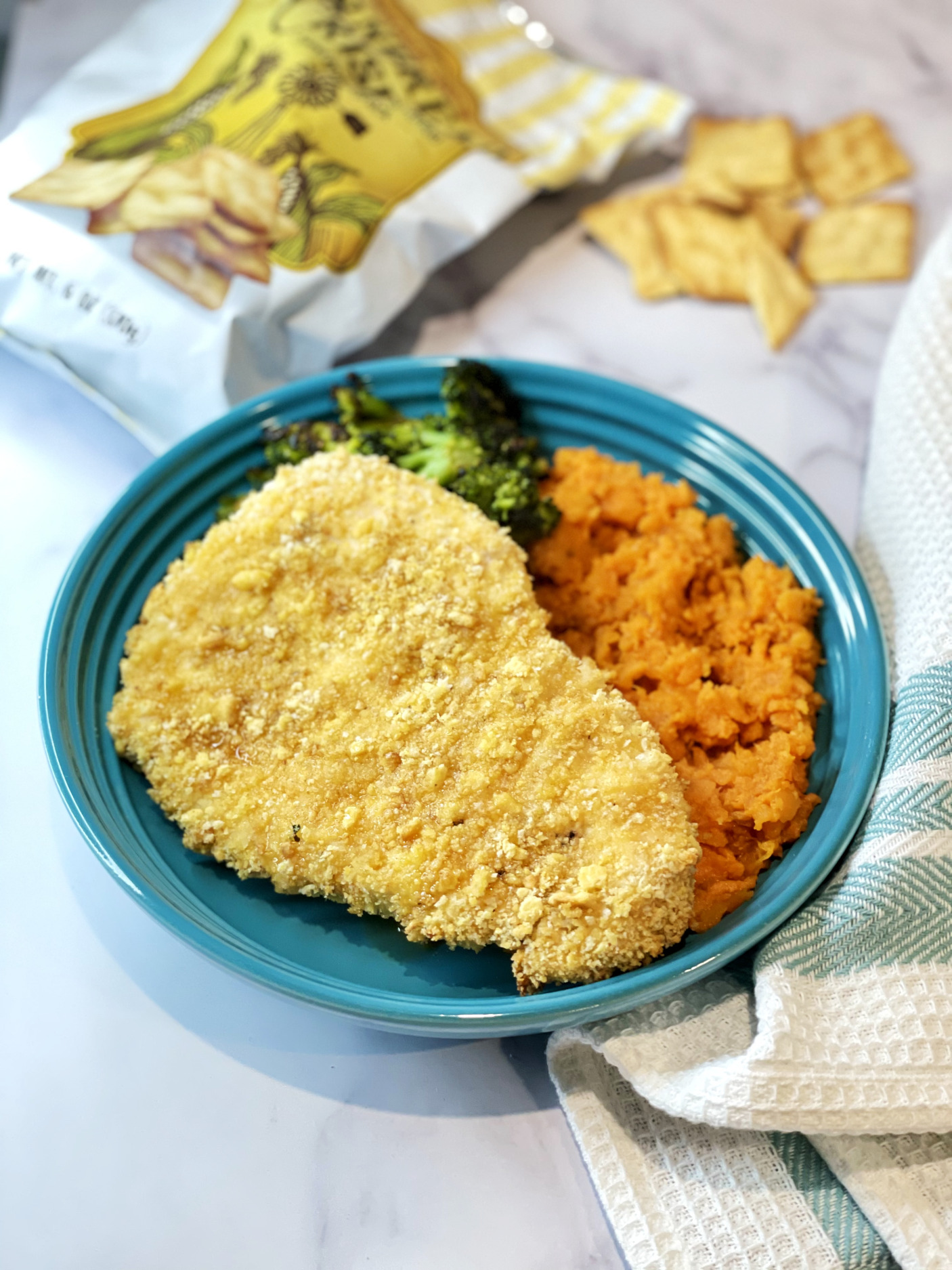 baked-cornbread-breaded-chicken-drewlightful